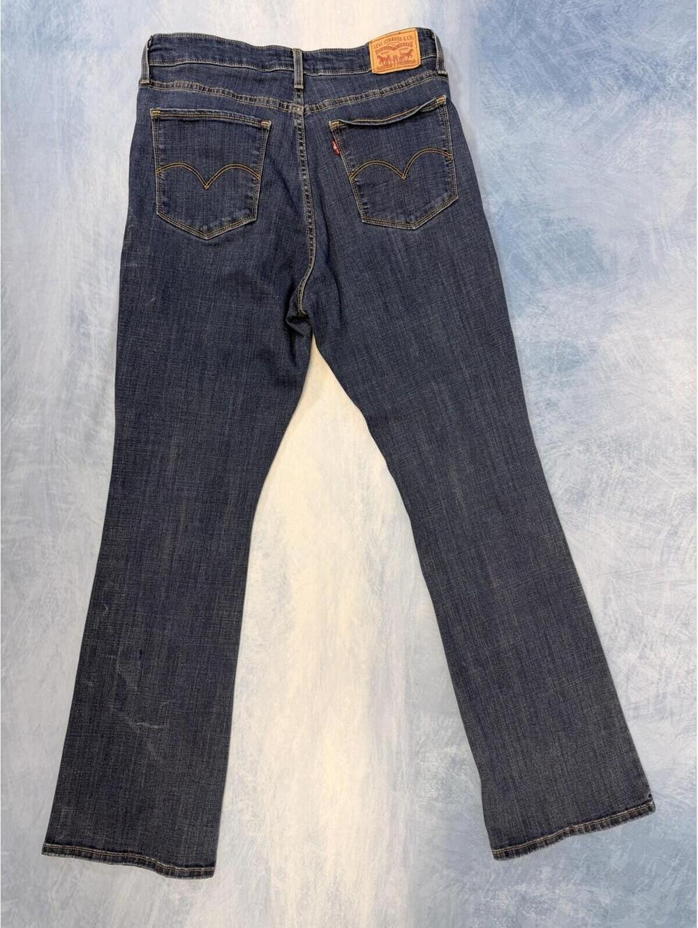 Levis 725 High Rise Bootcut Jeans 32 Women's Dark Blue Wash Size 32 - Picture 11 of 16
